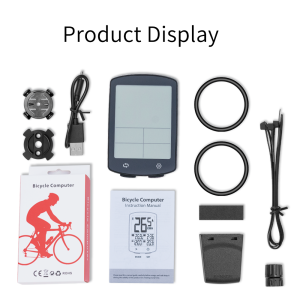 New Ultra-Long Standby Time USB-C Rechargeable Large Screen Cycling Computer Wireless Bike Speedometer Odometer Bike Accessory