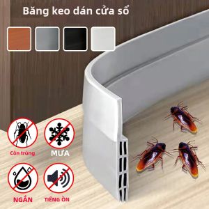 Dải Cao Su Cách Âm Chắn Gió Ngăn Bụi Côn Trùng Dưới Cửa Giảm Tiếng Ồn