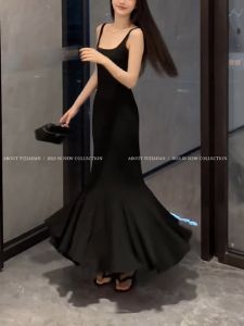 Yujiahan Cotton Rib Sleeveless Dress Sling