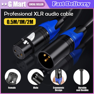 XLR Cable Audio Jack Speak SOUND Male To XLR Female Male Extension Cable - Pro DJ PA Gig Stage Microphone Mic 3 Pin