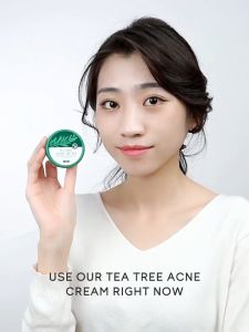 LAIKOU Tea Tree Acne Cream Acne Removal Soothing Oil Control Cream 20g