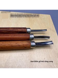 YUHANZHE | Dao Khắc Tay Hình Sóng Biển Đầu Tròn Cong