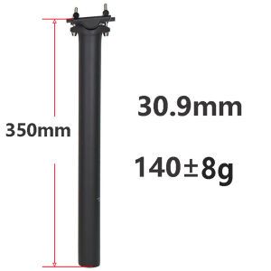 ELITA ONE Ultralight Carbon Fiber Seat Post Seat Tube 25.4/27.2/30.9/31.6 MTB/Road Bike Ultralight Seatpost 62C