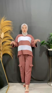 SET CARGO BLASTER WANITA SALUR SETELAN WANITA JUMBO CELANA CARGO BLASTER SET CARGO TRENDING