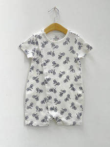 Summer Cotton Short Sleeve Male and Female Baby Rompers Clothes for Babies Jumpsuit Newborn Short Jumpsuit Thin Summer Clothing