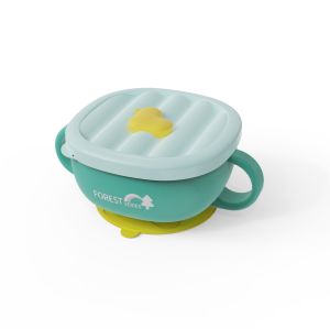 German Nubabi Baby Solid Food Bowl Baby Special Rice Noodles Soup Eating Bowl 316 Stainless Steel Kids Tableware