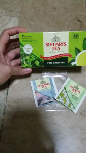 STEUARTS - Pure Green Tea - 25 Tea Bags