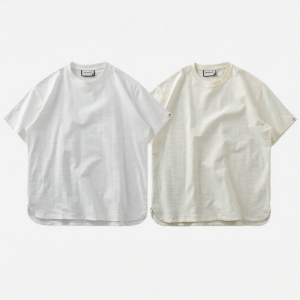 DUKEEN | Solid Color Loose American Style T-Shirt 300g