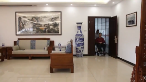 Hydraulic Shift Chair flexible for indoor shuttle and short distance transfer detachable