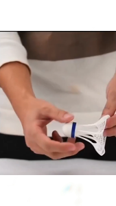 Kok Nilon Elastic Windproof Anti-Angin Glow in the Dark Cocok Untuk latihan Badminton