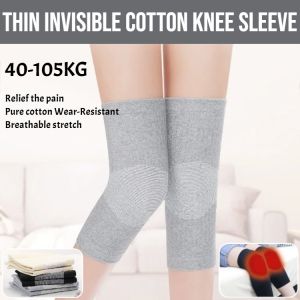 Thin Invisible Cotton Knee Sleeve: Lightweight Breathable Cold-Proof Knee Pads Relief Arthritis Pain Warm Self Heating