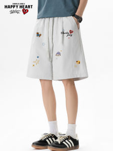 CHARLES JANGS HAPPY HEART | Ice Silk Quick Dry Loose American Style Short Pants