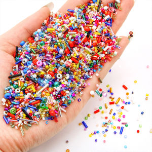 20g Japan Miyuki Glass Beads Mixed Delica Round Loose SpacerBeads Mix Colors and Size Glass Twist Bugle Tube For Clothing DIY Jewelry Making Accessoreis