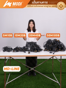 MODI ชุดขั้วE27 สายไฟขั้วห้อยระย้า7-52M ขั้วไฟตกแต่ง มีปลั๊กต่อหัวท้ายได้ ขั้วยางกันน้ำอย่างดี