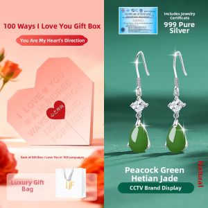 East Beauty | Luxury Andean Jade Sterling Silver Earrings