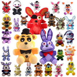 18cm FNAF Plush Toys Kawaii Freddys Animal Foxy Bonnie Bear Ribbit Stuffed Plush Toys In Stock Plush ​Birthday Gift For Kids AAA