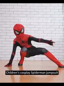 Children's Spiderman Bodysuit & Adult Set: Marvel Spider Man Far From Home Cosplay Costume