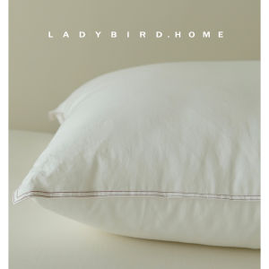 Cloud Soft Pure Cotton Feather down Pillow Explosive Fluffy Student Home Use Comfortable Pillow Low Soft Support Rectangular