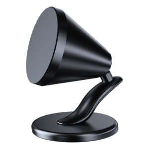 【New Arrival】 Magnetic Car Phone Holder Aluminum Alloy Cell Phone Mount Adjustable Angle Mobile Phone Stand for Car Dashboard