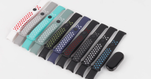 Rubber Strap for Mi Band 10/9 / Mi Band 8 Polo Silikon WristBand Two-tone Sport Silicone Band Tali Jam Tagan for Smartwatch Xiaomi Smart Watch Band 9 8