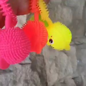 SS Mainan Bola Lampu Karet Bentuk Rabbit Bulat Lucu