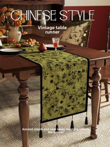 HOUGOUXIANG | Waterproof Oil-Resistant Table Flag for Dining Table