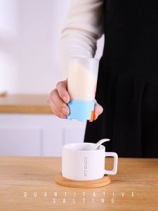 ขวดใส่เครื่องปรุง ความจุ150ml ขวดเครื่องปรุงแบบตวงอัตโนมัติ0.5กรัม เซ็ต4ขวด ขวดเครื่องปรุงแบบกด ขวดเครื่องปรุง