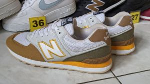 SEPATU SPORT N 574 ABU HIJAU KUNING