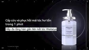 [Phiên Bản Mới] Dầu hấp Weilaiya phục hồi tóc hư tổn X2 Keratin chiết xuất nấm Truffle  chai 450ml