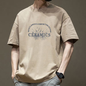 JIANMUJI | Cotton Casual Mens T-Shirt Loose Summer