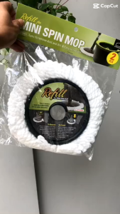 Bộ 2 Bông Lau Thay Thế Của Bộ Lau Nhà Mini Spin Mop ETM498 ETM498MIT HPP345