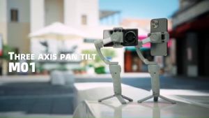 ไม้กันสั่นมือ ติดตามใบหน้า 360องศา ไม้กันสั่น M01 AI Gimbal กันสั่น 3 แกน พับได้ (แท้100%) ราคา ใช้สำหรับเครื่องด้านบุรมาร์ไทย