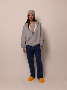 Textured Zip Hoodie