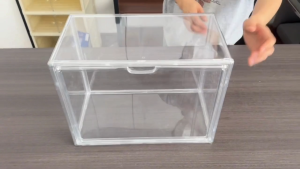 LOCAL SELLER 🇸🇬【Ready Stock】Display Box for Popmart Blind Box Removable Shelves Stackable with Magnetic Door 盲盒展示收纳盒可磁吸