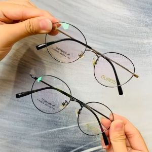 Gọng kính cận titan 8505 F63035 thời trang mắt kính OURESS nam nữ siêu nhẹ siêu bền