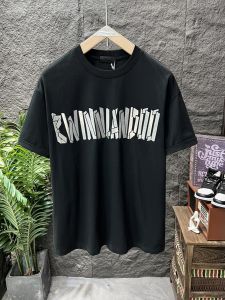 Summer New Mens Cotton Short Sleeve T-Shirt Loose Fit round Neck Casual Versatile 260g Combed Heavyweight American Style