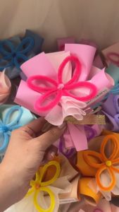 BloomJoy Buket Bunga Kawat Bulu MINI