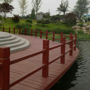 Xu Shi Giả Gỗ水泥护栏 Bê Tông Hàng Rào Sân Vườn Sông Bảo Vệ Cảnh Quan Đường Sắt Ban Hạt Gỗ Hoa Văn Lan Can