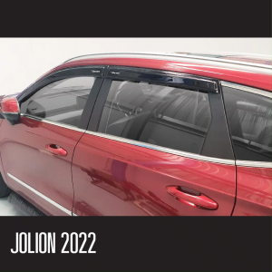 คิ้วกันสาด Haval Jolion 2022 ปัจจุบัน สีดำ 4ชิ้น อะคริลิคแท้ ยุโรปแท็กเท้สกรีน ของแต่ง ชุดแต่ง ไทย