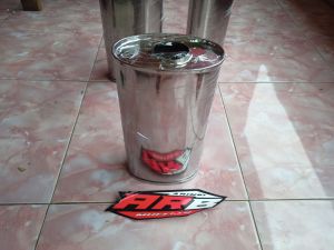 TABUNG KNALPOT STANDAR TENGAH SUARA HALUS MOBIL SEDAN UNIVERSAL