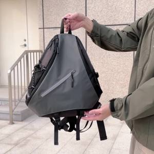 Travel master mens workwear functional backpack mens crossbody bag trendy brand large capacity chest bag casual triangle cycling bag