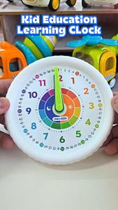 EZYLITTLES Kid Learning Clock 24 Hour Time Teaching Educational Desk Clock  For Children Age 3＋