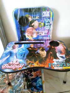 Meja Belajar lipat kayu portable termurah