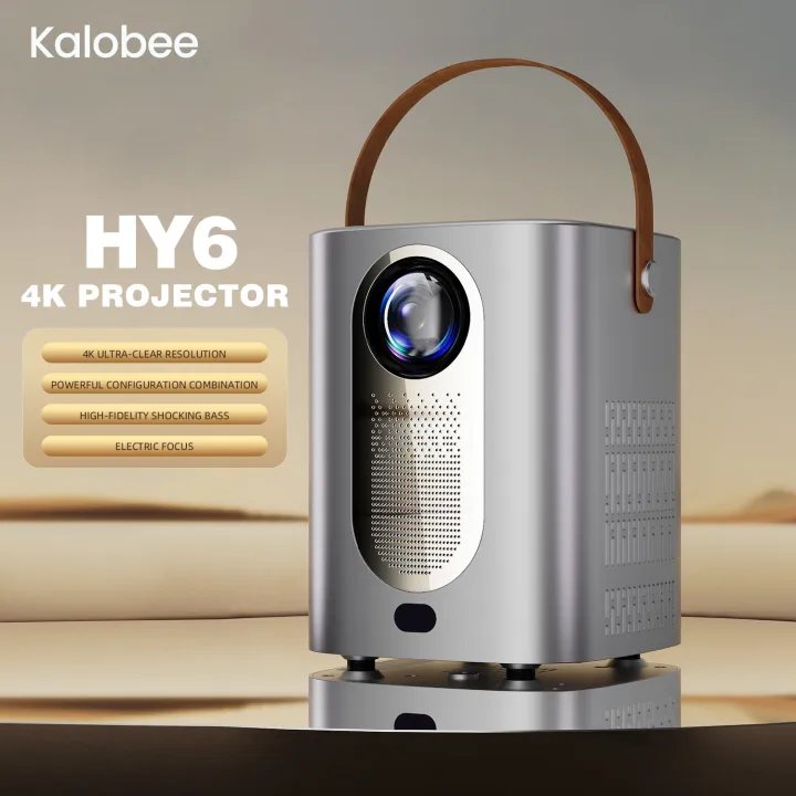 New Smart Mini Projector Android 11 WiFi6 Support 4K 1080P BT5.0 Outdoor Projector 1280*720P Home Cinema Portable Projector HY6