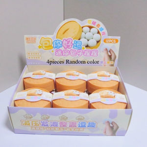 Trendy Pinch Fun Toy 6 Mini Buns Cute Mini Buns Toy Random Color Slow Rebound Stress Relief Toy Ideal Toy Gift for Children