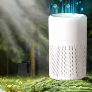 เครื่องกำจัดเชื้อแบคทีเรียในอากาศแบบพกพาขนาดเล็กสำหรับใช้ในบ้าน กำจัดกลิ่น เนutraizer ไนโตรเจนิออน ป้องกันฝุ่น