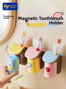 Hayan | Kids Wall Mounted Toothbrush Tumbler without Drilling