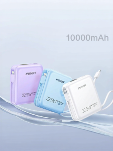 pisen | Certified 3C Mini Fast Charging Slim Power Bank 10000mAh
