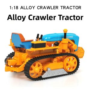 Die-cast Simulation Crawler Tractor Toy 1:18