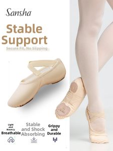 Sansha | Ballet Soft Shoes Micro Elastic Cat Claw Design